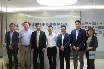 熱烈歡迎三菱電機(jī)自動(dòng)化蒞臨海藍(lán)機(jī)電參觀指導(dǎo)工作！