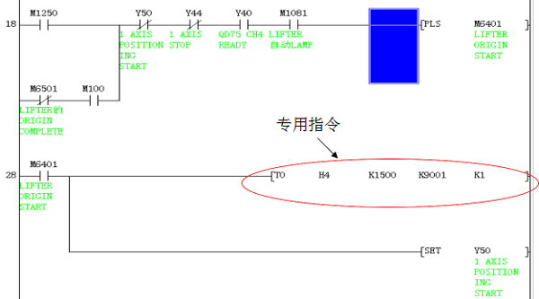 三菱PLC伺服實例程序